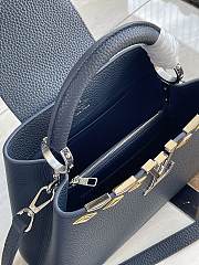 Louis Vuitton LV Capucines Navy Blue BB Bag 27x17.3x9cm - 5