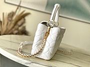 Louis Vuitton LV Capucines East-West MM White 33x19x9cm - 6