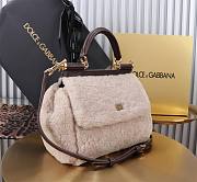 Dolce & Gabbana DG Sicily Faux Fur Bag 20x15x6.5cm - 2