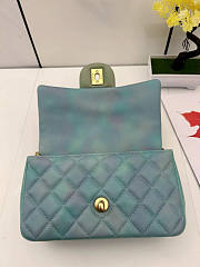 Chanel Flap Bag With Top Handle MultiColor 20x12x6cm - 3