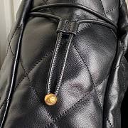 Chanel Shopping Bag Lambskin Gold Black 34x36x12cm - 3