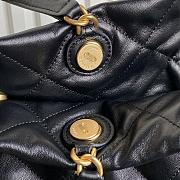 Chanel Shopping Bag Lambskin Gold Black 34x36x12cm - 2