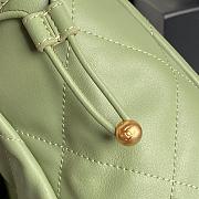 Chanel Shopping Bag Lambskin Gold Green 34x36x12cm - 3