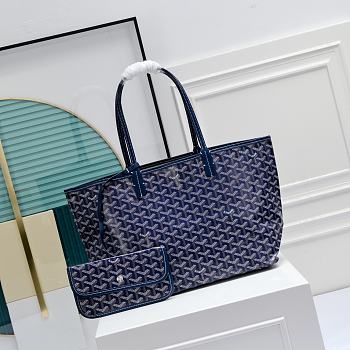 Goyard Saint Louis PM Tote Blue 47x34x26cm 