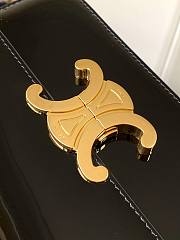 Celine Teen Garance Bag Patent Black Calfskin 18.5x13.5x7cm - 3