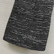 Gucci Short Striped Tweed Lamé Dress - 4
