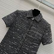 Gucci Short Striped Tweed Lamé Dress - 3