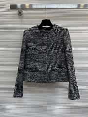 Gucci Striped Tweed Lamé Jacket - 1