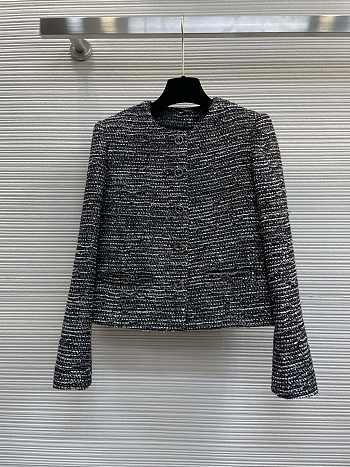 Gucci Striped Tweed Lamé Jacket