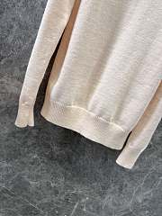 Burberry B Snake Wool Cashmere Sweater Nutmeg - 5