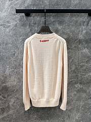 Burberry B Snake Wool Cashmere Sweater Nutmeg - 4