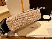 Chanel Flap Bag Beige Tweed Gold 25cm - 2