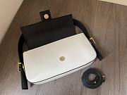 Fendi Baguette Twist Shoulder Bag White 28x15x7cm - 6
