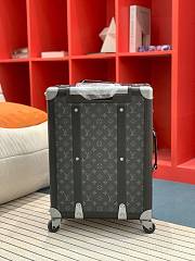 Louis Vuitton LV Rolling Trunk Suitcase Monogram Eclipse 55x39x24cm - 4