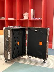 Louis Vuitton LV Rolling Trunk Suitcase Monogram Black 55x39x24cm - 6