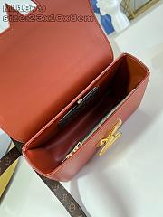 Louis Vuitton LV Twist MM Slim Fauve Brown 23x16x8cm - 3
