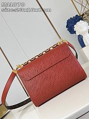 Louis Vuitton LV Twist MM Slim Fauve Brown 23x16x8cm - 6