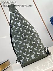Louis Vuitton LV Duo Slingbag Olive Green 42x20x6cm - 3