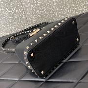 Valentino Garavani Rockstud Small Black Bag 21x15x10cm - 5