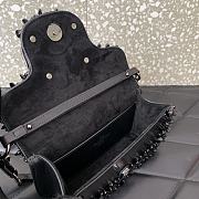 Valentino Garavani Mini Loco Black Bag 19x10.5x5cm - 3