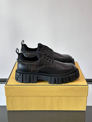 Fendi Force Lace-ups Black Leather 