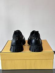 Fendi Force Lace-ups Black Leather  - 5