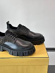 Fendi Force Lace-ups Black Leather  - 4