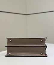 Fendi Peekaboo ISeeU Small Dove Grey Bag 27x21x11cm - 3