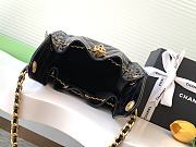Chanel Cruise 25C Bag Black Lambskin Hobo 30x26x14cm - 2