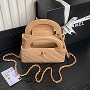 Chanel Kelly Beige Top Handle Bag 13x19x7cm - 5