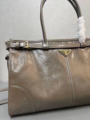 Prada Large Leather Handbag 38x24x12cm - 3