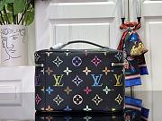 Louis Vuitton LV Cosmetic Bag Multicolor Black 20x14x13cm - 4