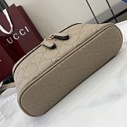 Gucci GG Emblem Super Mini Bag Taupe 20x12x6cm - 5