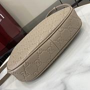 Gucci GG Emblem Small Shoulder Bag Taupe 25.5x20x5cm - 4