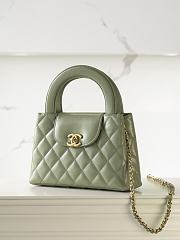 Chanel Kelly Green Top Handle Bag 13x19x7cm - 4