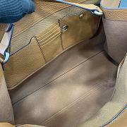 Gucci Large Tote Bag With Web Brown 50x28x17cm - 3