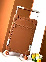 Hermes R.M.S Cabin Suitcase Brown 57x35x20cm - 3