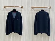 Gucci Double Wool Black Cardigan  - 4