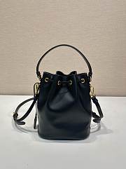 Prada Leather Mini Bag Black 19.5x15.5x10cm - 2