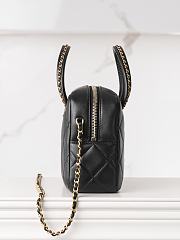 Chanel 25C Black Lambskin 22x18x7cm - 6