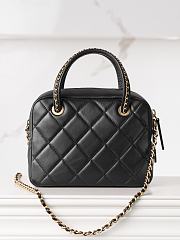 Chanel 25C Black Lambskin 22x18x7cm - 3