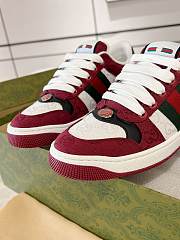 Gucci Women's Screener Sneaker Rosso Ancora  - 5