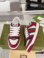 Gucci Women's Screener Sneaker Rosso Ancora  - 4