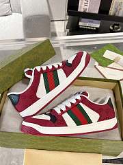 Gucci Women's Screener Sneaker Rosso Ancora  - 2
