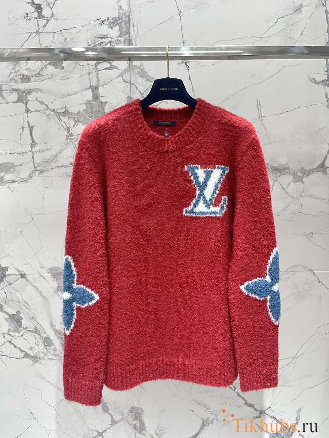 Louis Vuitton LV Red Sweater - 1