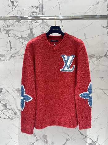 Louis Vuitton LV Red Sweater