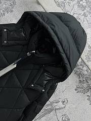 Moncler Averole Hooded Black Short Down Jacket - 3