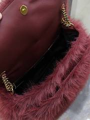 YSL Niki Shoulder Bag Pink 32x23x9cm - 5