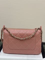 Chanel Clutch With Chain Pink Bag Lambskin 21x15x7.5cm - 4