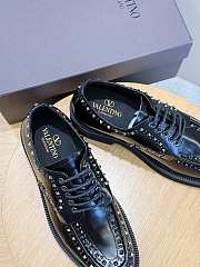 Valentino Garavani Gentlegram Derby Calfskin Black - 4